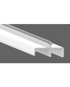 Vinyl Patio Door Track with Steel Cap