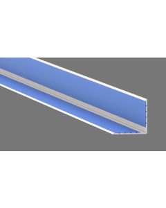 TRL1515 1 1/2" x 1 1/2" vinyl L-Shape trim in a reel